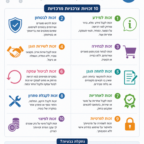 מה הזכויות של צרכנים בישראל? המדריך המלא לצרכנות נבונה